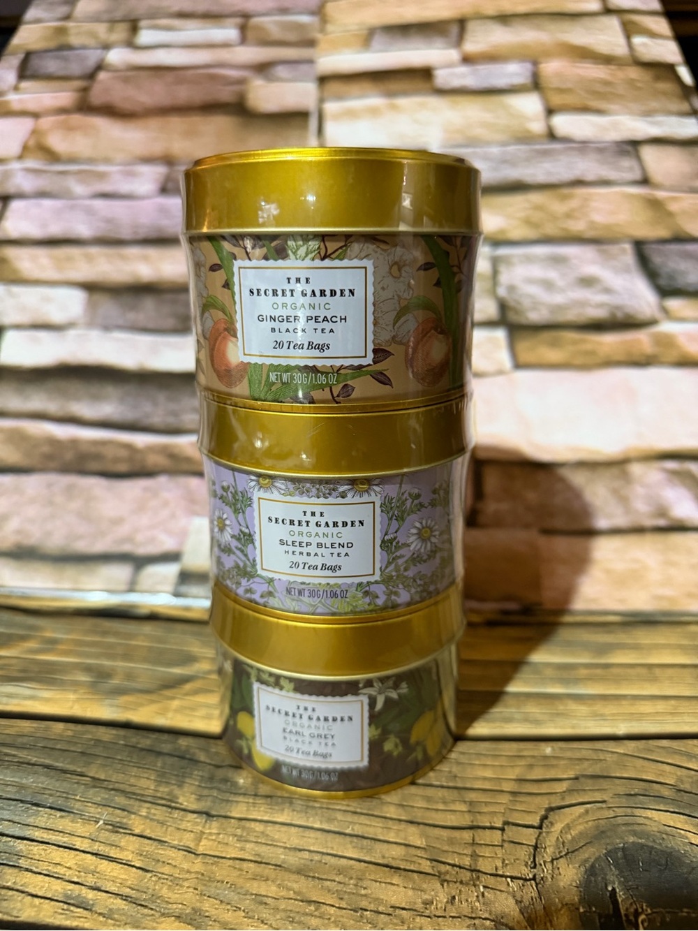 The Secret Garden Organic Tea Sampler Trio - 60 Tea Bags - Picture 2 of 4